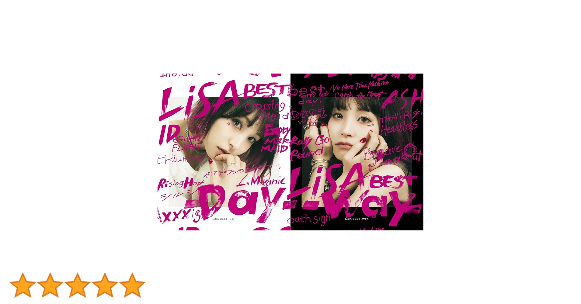 LiSA best day,best way 完全数量生産限定盤サイン入り LiSA ベストアルバム【完全数量生産限定盤（2CD+BD)】直筆サイン